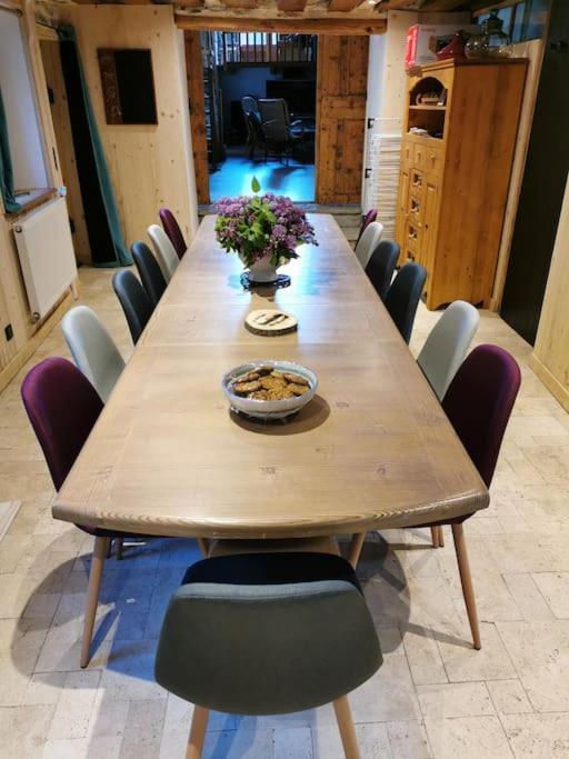 Gite 14 Pers Lesoursfanfarons Spacieux Chaleureux Bramans Extérieur photo